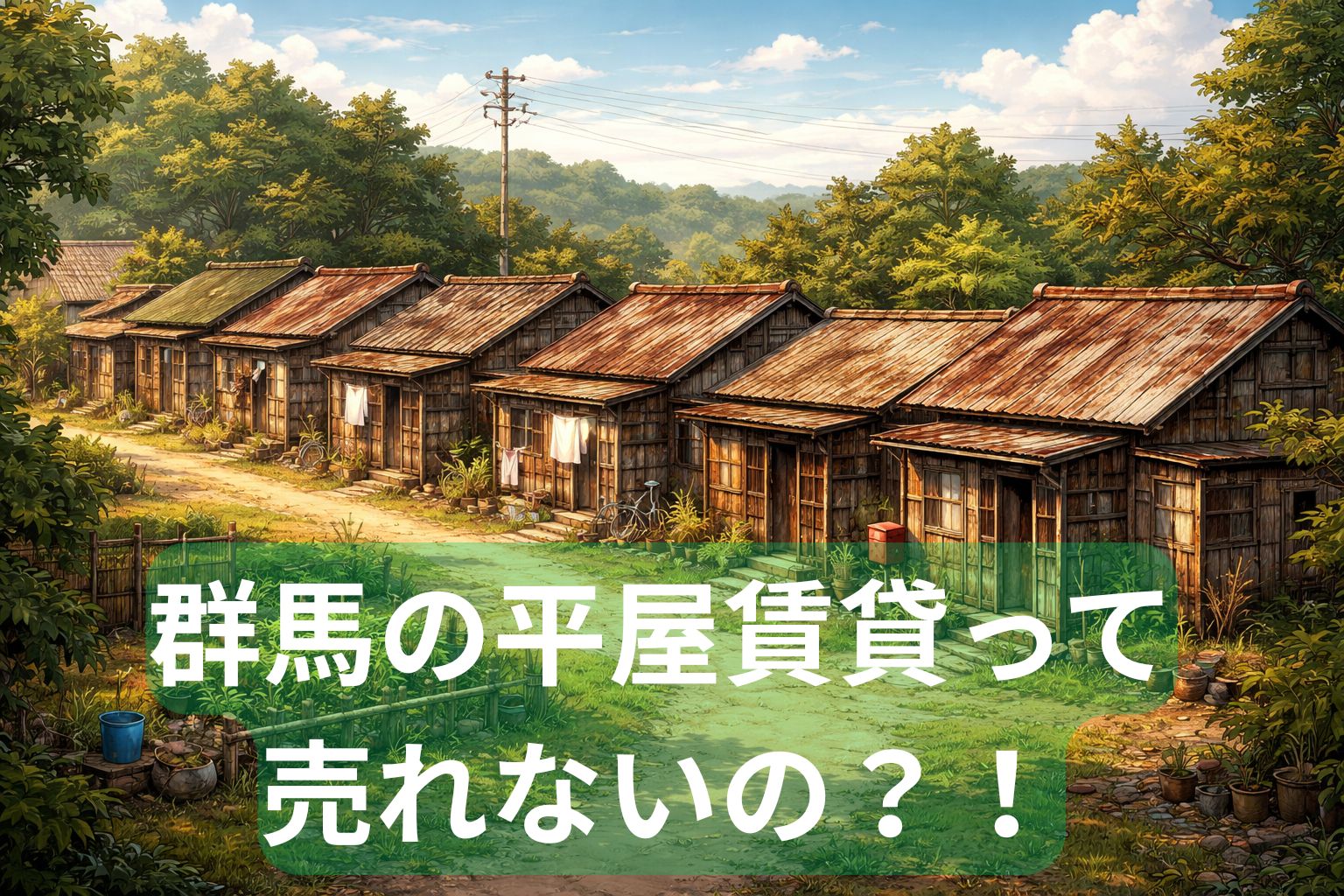 群馬県の平屋賃貸の画像