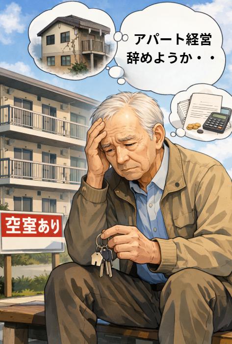 アパート廃業を考える老人