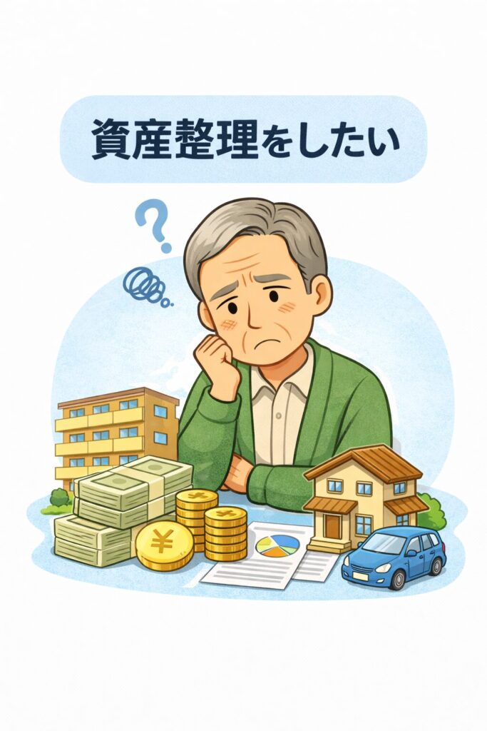 アパートなど資産整理をしたい老人