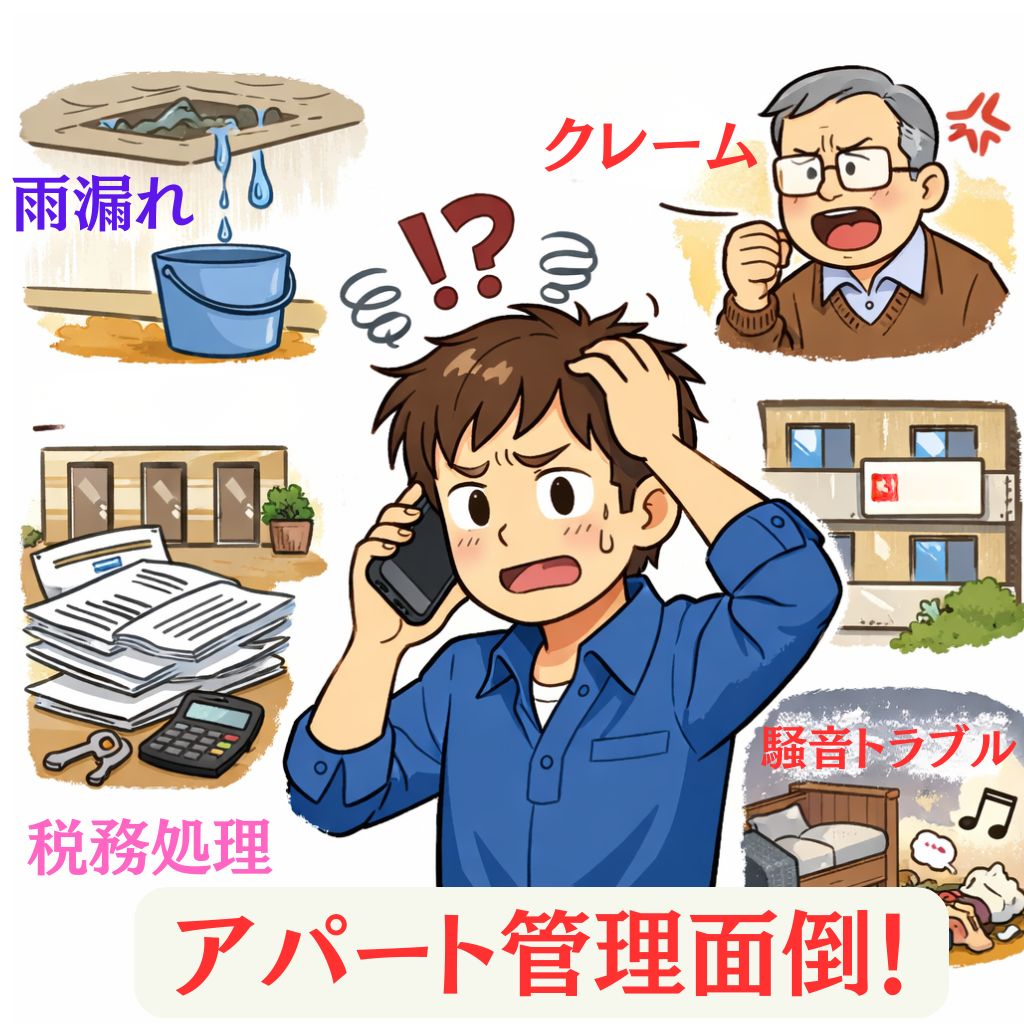 群馬のアパート相続で悩む子供